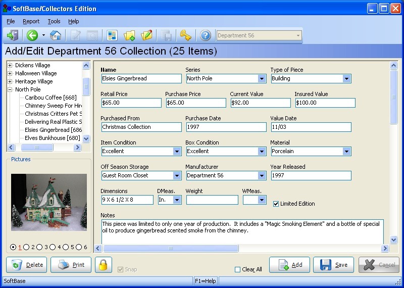 SoftBase/Collectors Edition Screenshot
